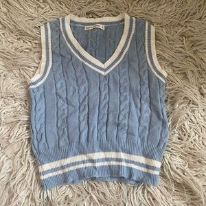 Preppy Blue Vest (Mood and Madison)